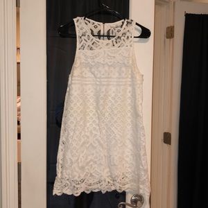 boutique white lace dress